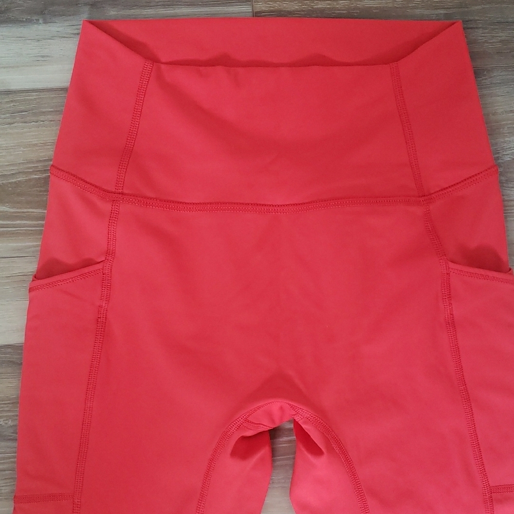 CRZ YOGA Vibrant Coral Leggings